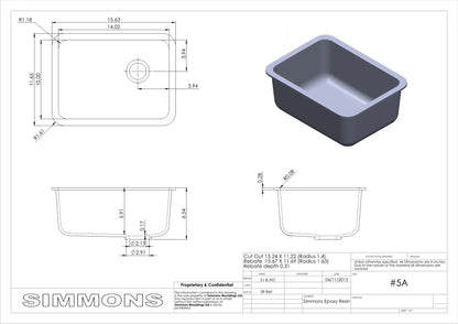 Simmons #5A Sink
