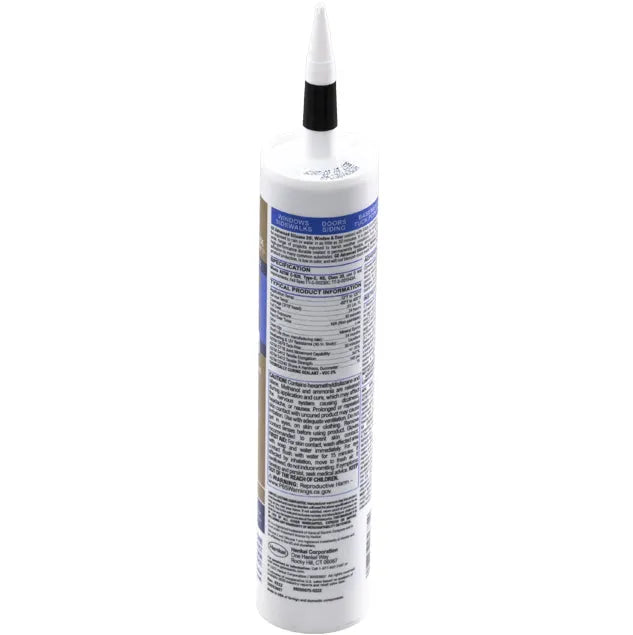 GE 2813670 Advanced Silicone Caulk - Black, 10.1-oz Back